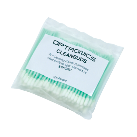 R-CLEANBUDS   Optronics 2.5mm Fiber Optic Foam Buds 1 x pack of 100